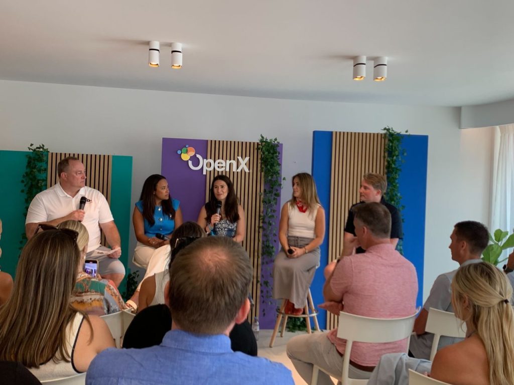 Anthony Katsur, IAB Tech Lab CEO speaks at the OpenX panel in Cannes 2025